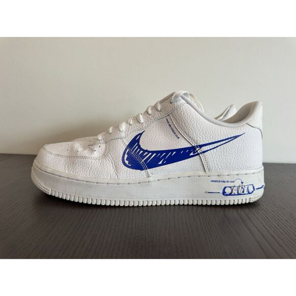 Nike Other - 2020 Nike Air Force 1 Lv8 Utility Sketch Pack 12.5 Racer Blue CW7581-100 Mens